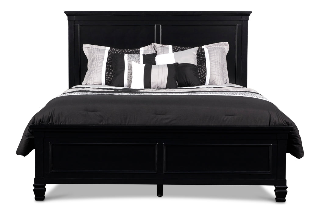 TAMARACK 5/0 Q PANEL BED -BLACK