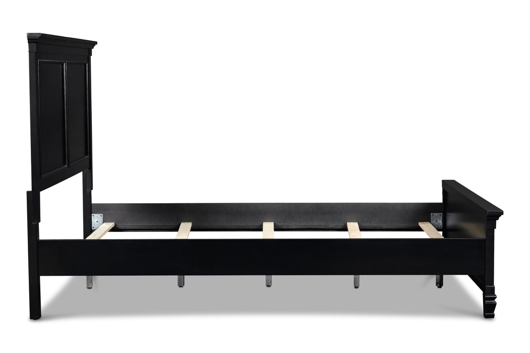 TAMARACK 5/0 Q PANEL BED -BLACK