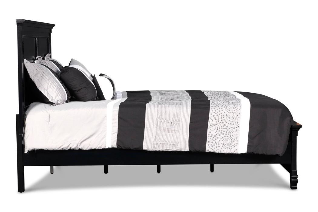 TAMARACK 5/0 Q PANEL BED -BLACK