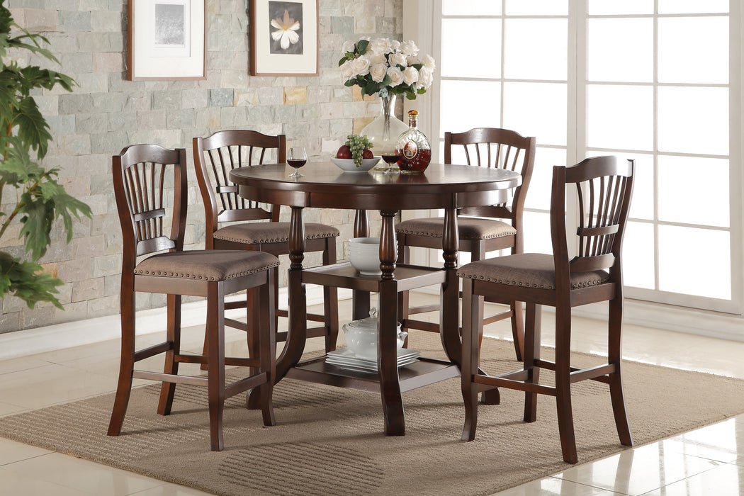 BIXBY COUNTER TABLE W/ 4 CHAIRS