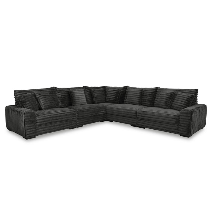 EMBRACE - 5 PC SECTIONAL (10R+10L+10A+10A+16W)) CHARCOAL