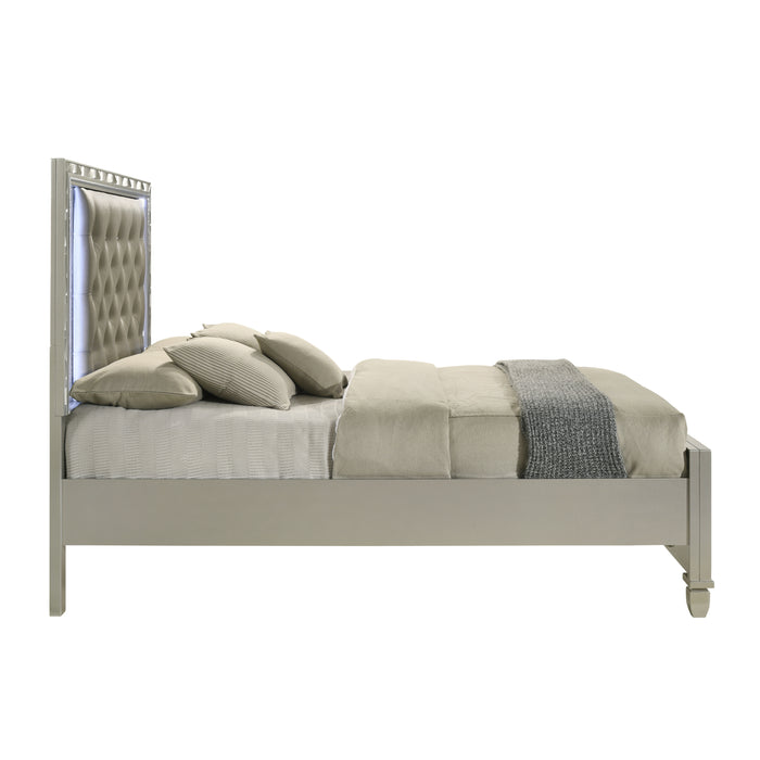 RADIANCE - 5/0 Q BED -SILVER