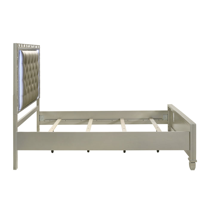 RADIANCE - 5/0 Q BED -SILVER