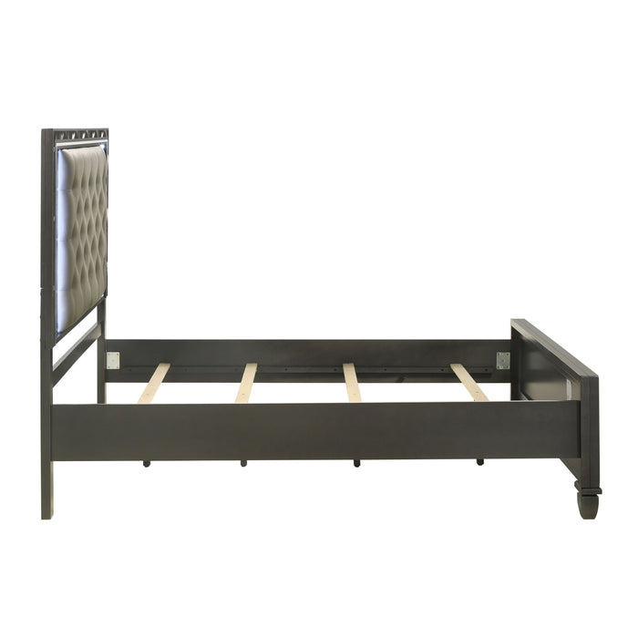 RADIANCE - 5/0 Q BED -BLACK