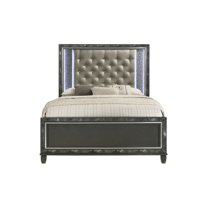 RADIANCE - 5/0 Q BED -BLACK