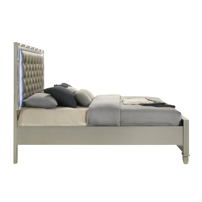 RADIANCE - 6/6 EK BED-SILVER