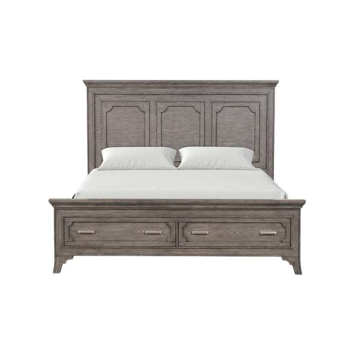 LISBON 6''0" WESTERN KING BED-GRAY