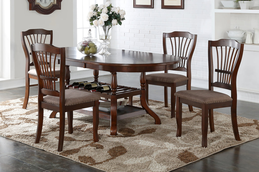 BIXBY DINING TABLE W/ 4 CHAIRS