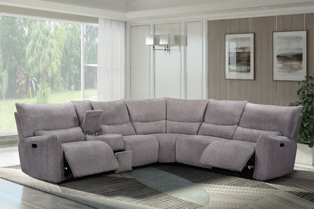 REMSEN 3PCS / MANUAL SECTIONAL - LATTE