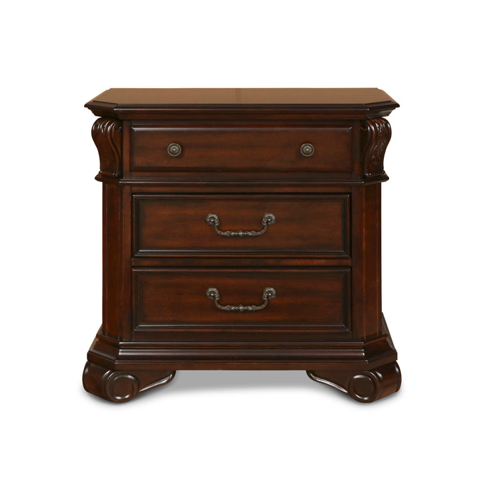 EMILIE NIGHTSTAND- TUDOR BROWN