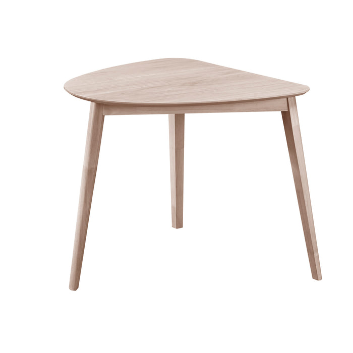 OSCAR CORNER TABLE-WHITE ASH