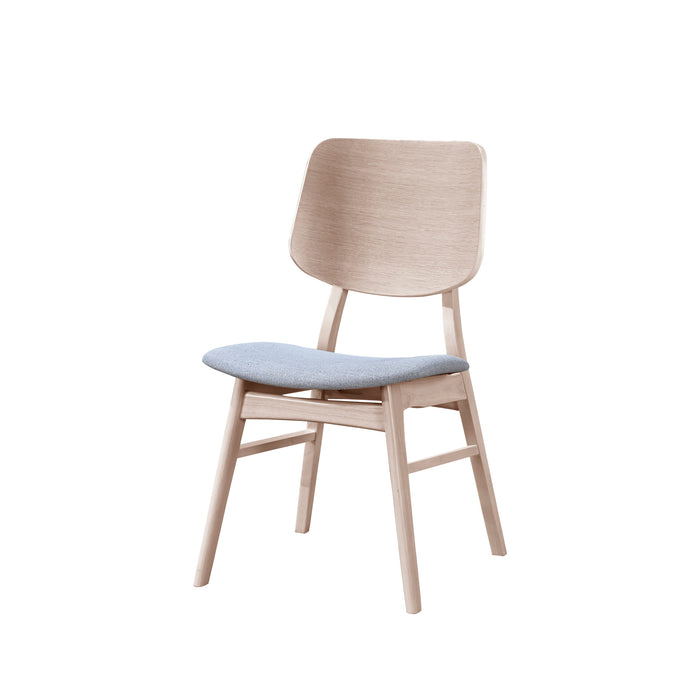 OSCAR WOOD BACK CHAIR-WHITE ASH