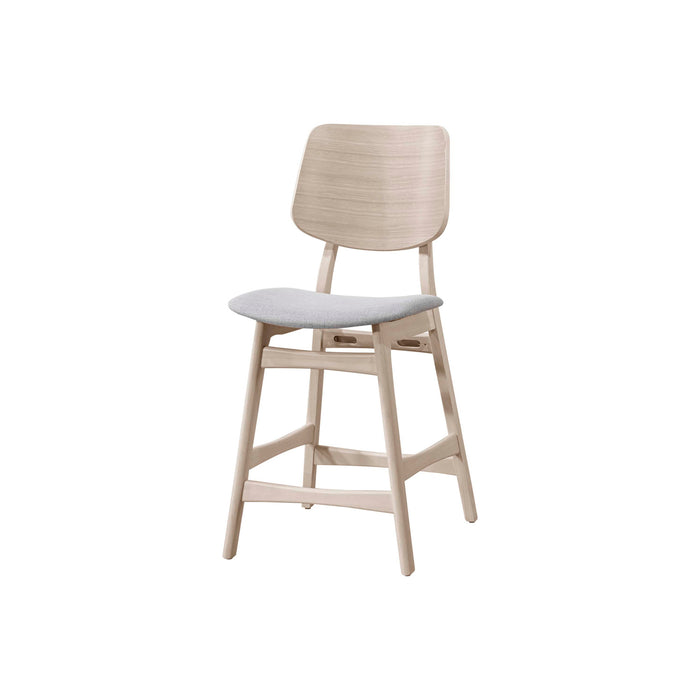 OSCAR COUNTER CHAIR-WHITE ASH