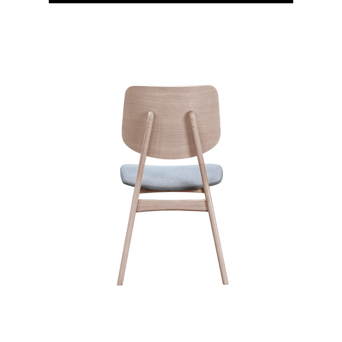 OSCAR WOOD BACK CHAIR-WHITE ASH