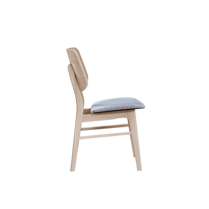 OSCAR WOOD BACK CHAIR-WHITE ASH