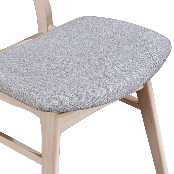 OSCAR WOOD BACK CHAIR-WHITE ASH