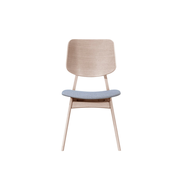 OSCAR WOOD BACK CHAIR-WHITE ASH