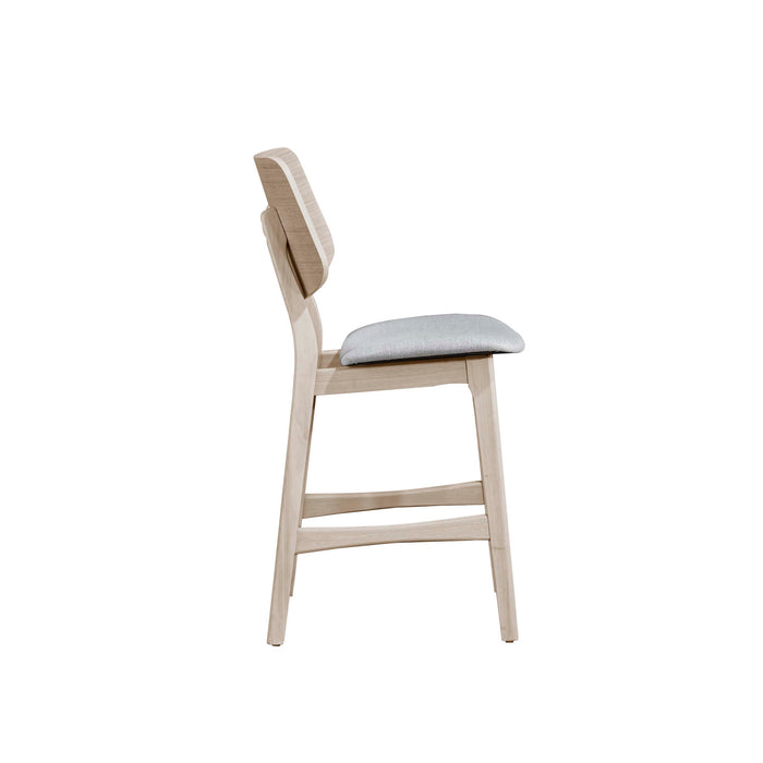 OSCAR COUNTER CHAIR-WHITE ASH