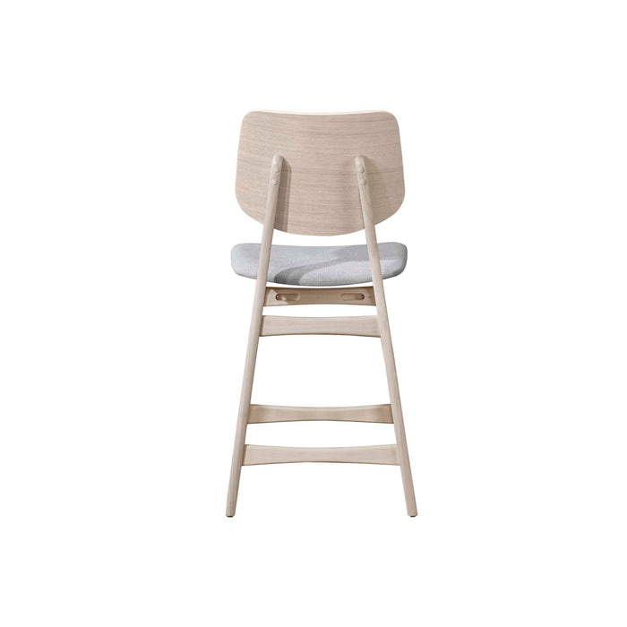 OSCAR COUNTER CHAIR-WHITE ASH