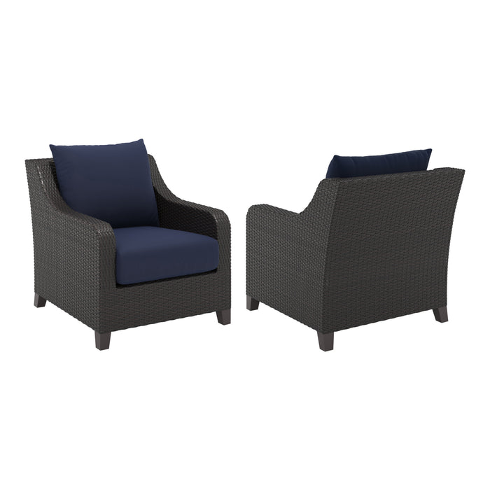 SKYE CLUB CHAIR (2 PER CARTON) -BLUE