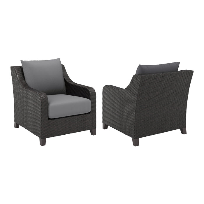 SKYE CLUB CHAIR (2 PER CARTON) -GRAY