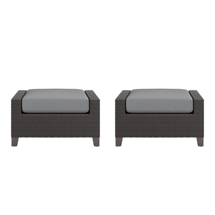 SKYE OTTOMAN (2 PER CARTON)-GRAY