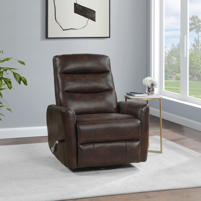 TAKAMI SWIVEL RECLINER-BROWN