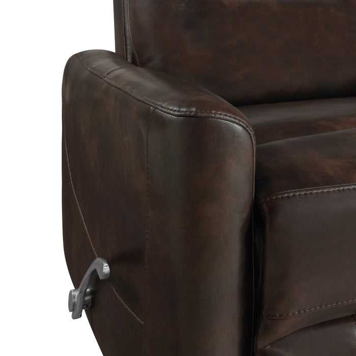 TAKAMI SWIVEL RECLINER-BROWN