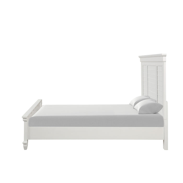 JAMESTOWN  - 6/0 WK BED W /STORAGE - WHT