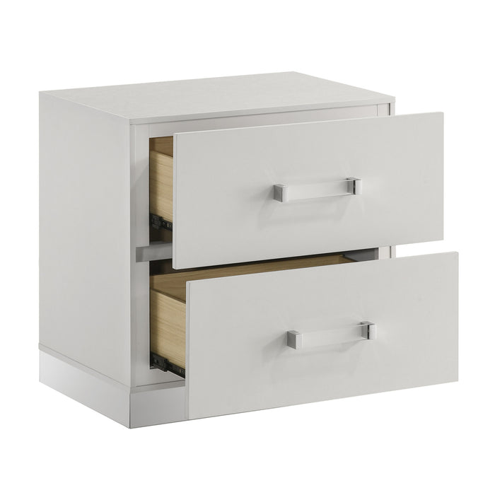 EUROPA NIGHTSTAND- WHITE