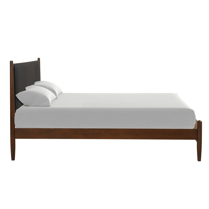 IAN 6/6 KING PLATFORM BED (HB,FB,RLS,SLTS)-CHERRY