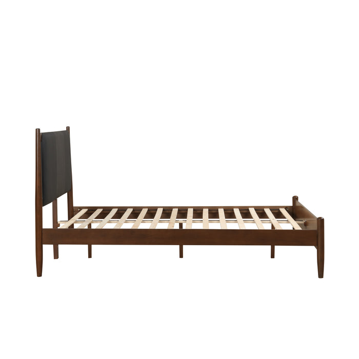 IAN 5/0 QUEEN PLATFORM  BED (HB,FB,RLS,SLTS)-CHERRY