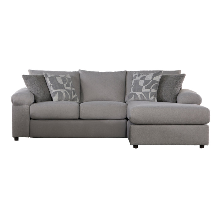 REMI 2 PC. CHAISE SECTIONAL-LIGHT GRAY