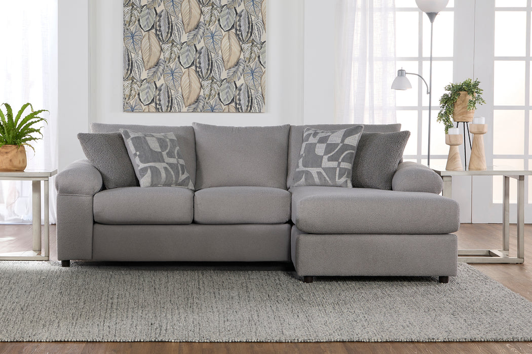 REMI 2 PC. CHAISE SECTIONAL-LIGHT GRAY