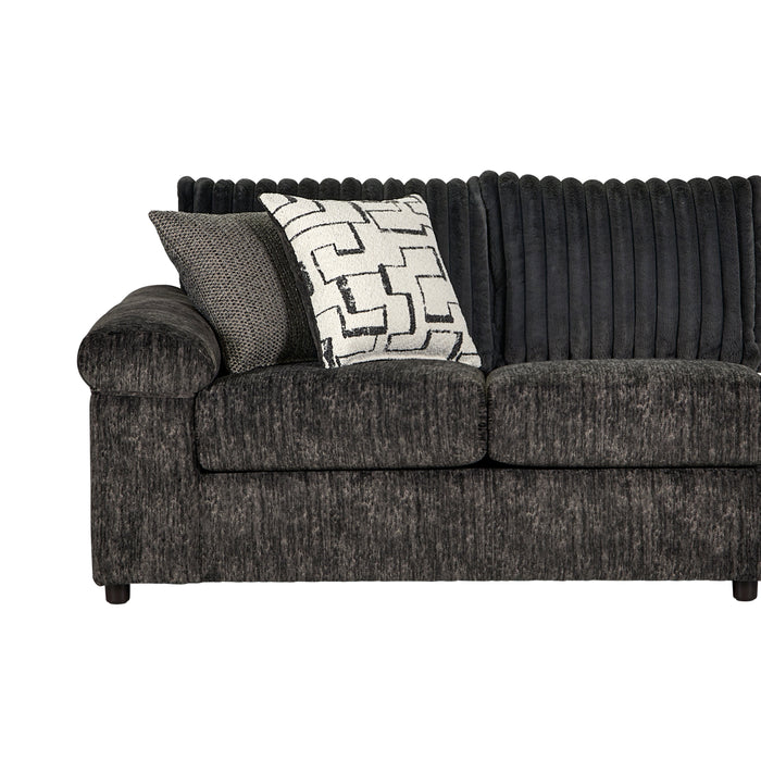 REMI 2 PC. CHAISE SECTIONAL-CHARCOAL GRAY