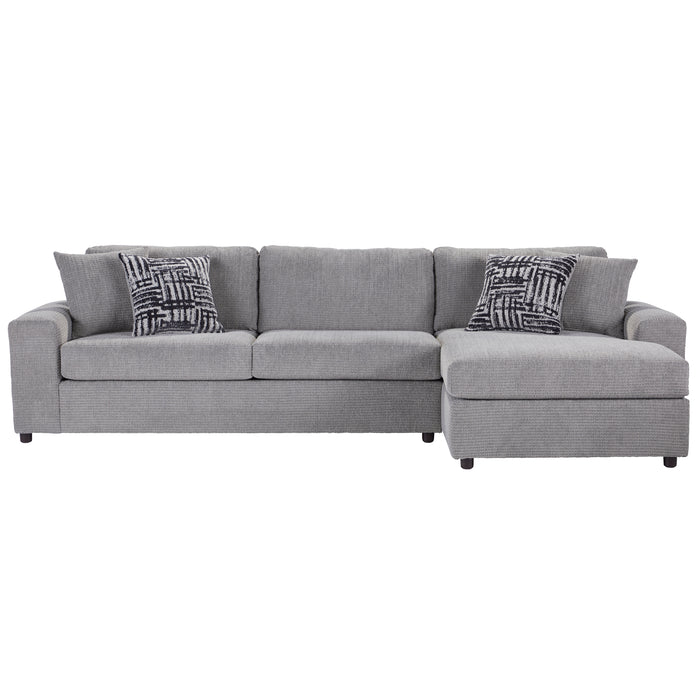 TRISTAN  2 PC CHAISE SECTIONAL - SHADOW GRAY