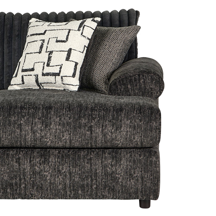 REMI 2 PC. CHAISE SECTIONAL-CHARCOAL GRAY