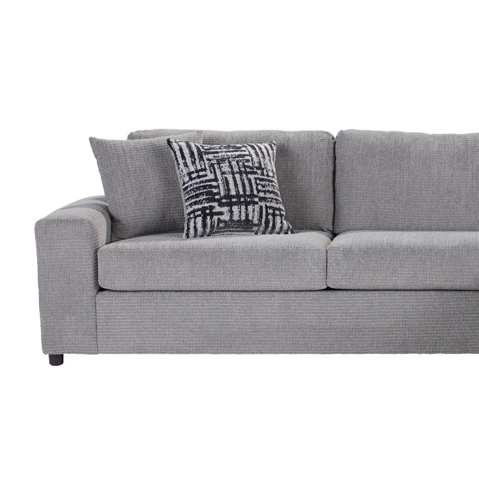 TRISTAN  2 PC CHAISE SECTIONAL - SHADOW GRAY