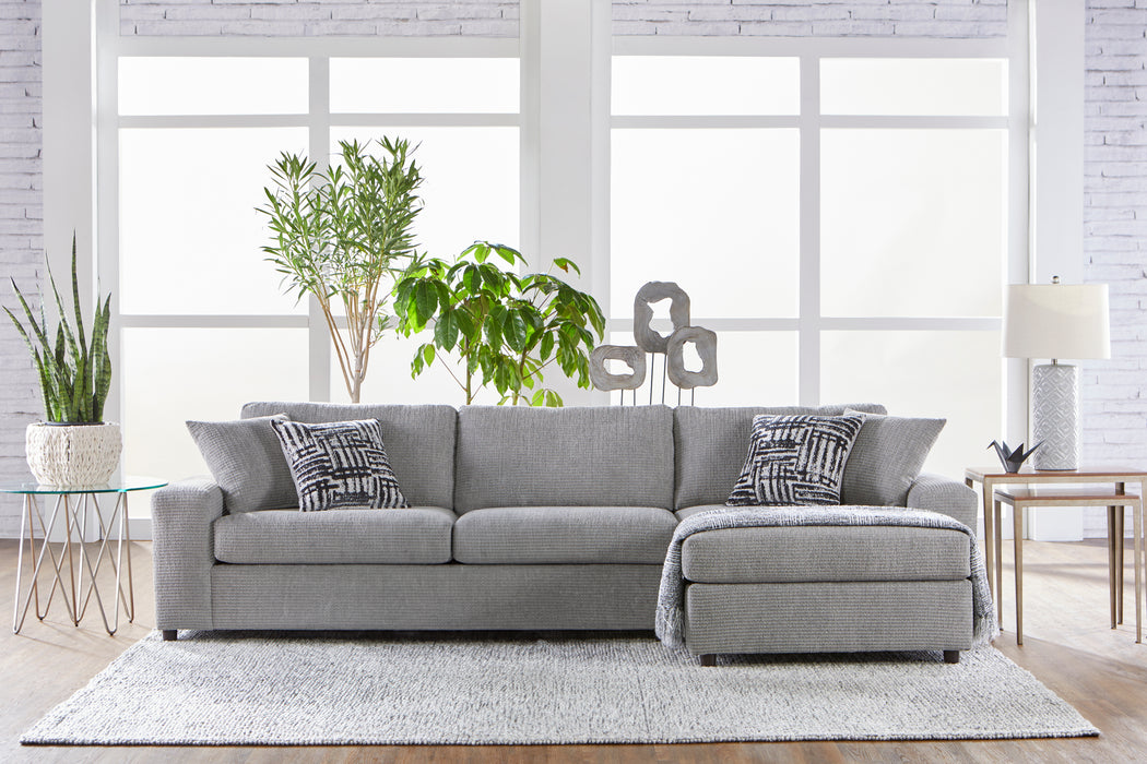 TRISTAN  2 PC CHAISE SECTIONAL - SHADOW GRAY