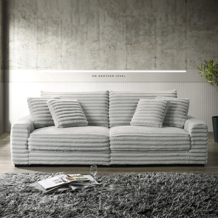 EMBRACE - 2 PC SOFA (10r+10l) GRAY