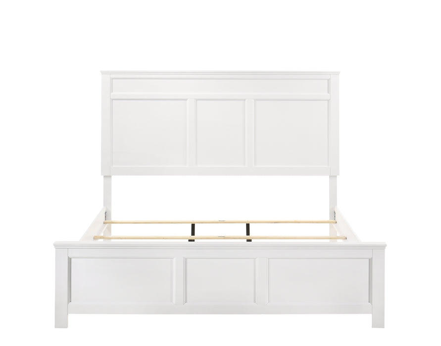 ANDOVER 5/0 Q BED -WHITE