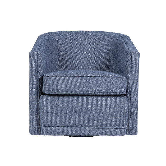 POPPY SWIVEL CHAIR-BLUE