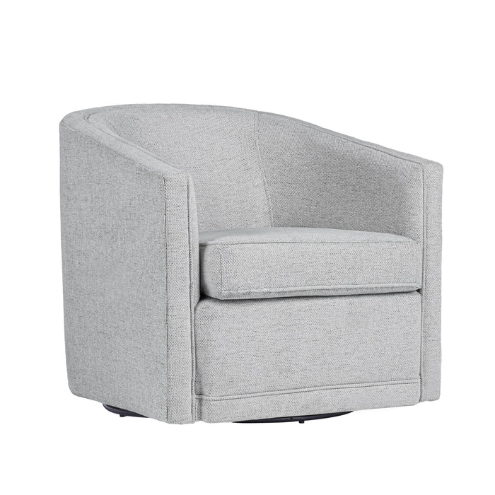 POPPY SWIVEL CHAIR-LIGHT GRAY