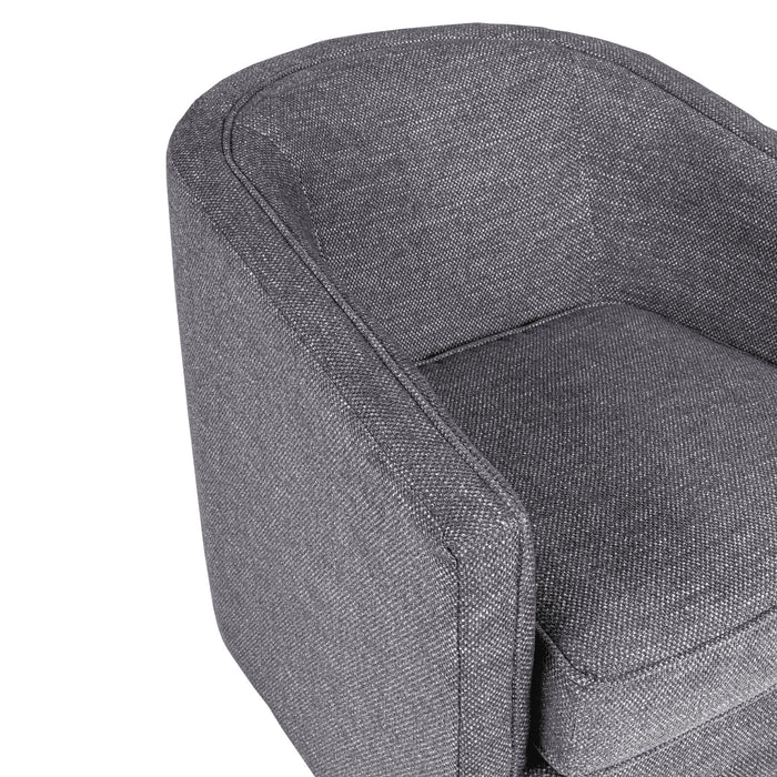 POPPY SWIVEL CHAIR-DARK GRAY