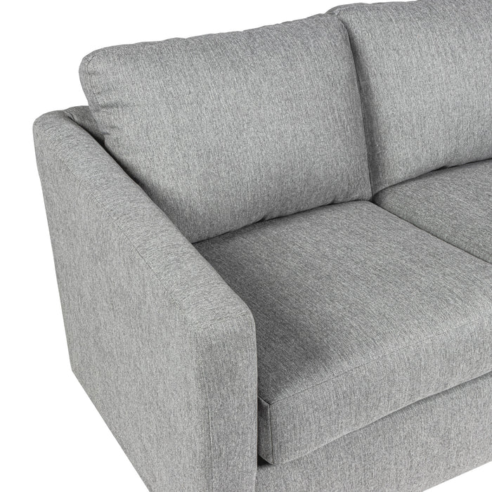 ELIO 3 SEATER SOFA-LIGHT GRAY