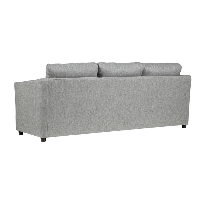 ELIO 3 SEATER SOFA-LIGHT GRAY