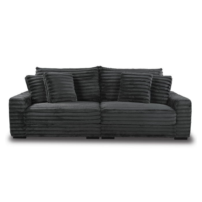 EMBRACE - 2 PC SOFA (10r+10l) CHARCOAL