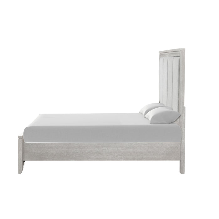 FIONA 6/0 CAL KING BED, MIST GRAY