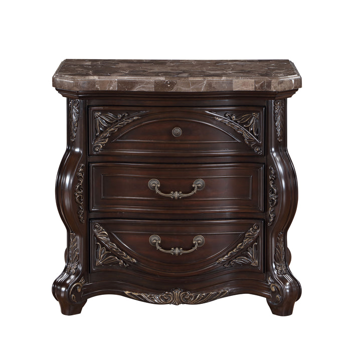 PALAZZO MARINA NIGHTSTAND-WALNUT