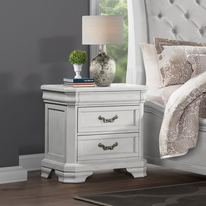 LYNDHURST NIGHTSTAND- VINTAGE WHITE